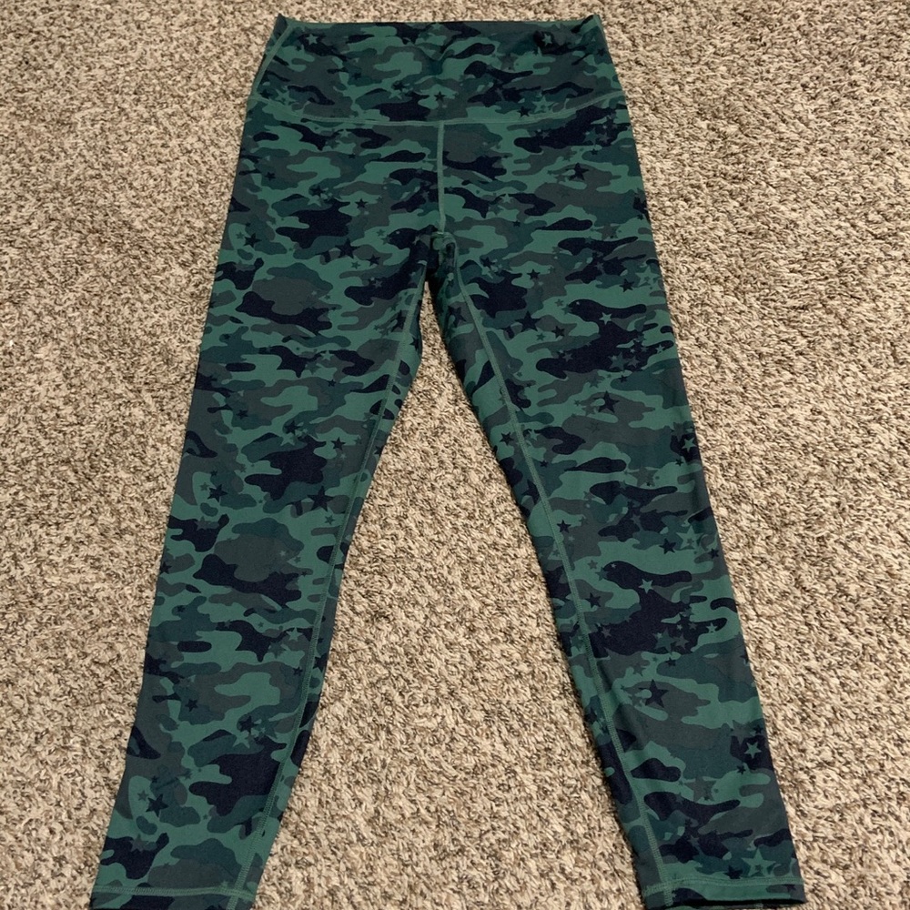 High Wasted Printed Power Hold 7/8